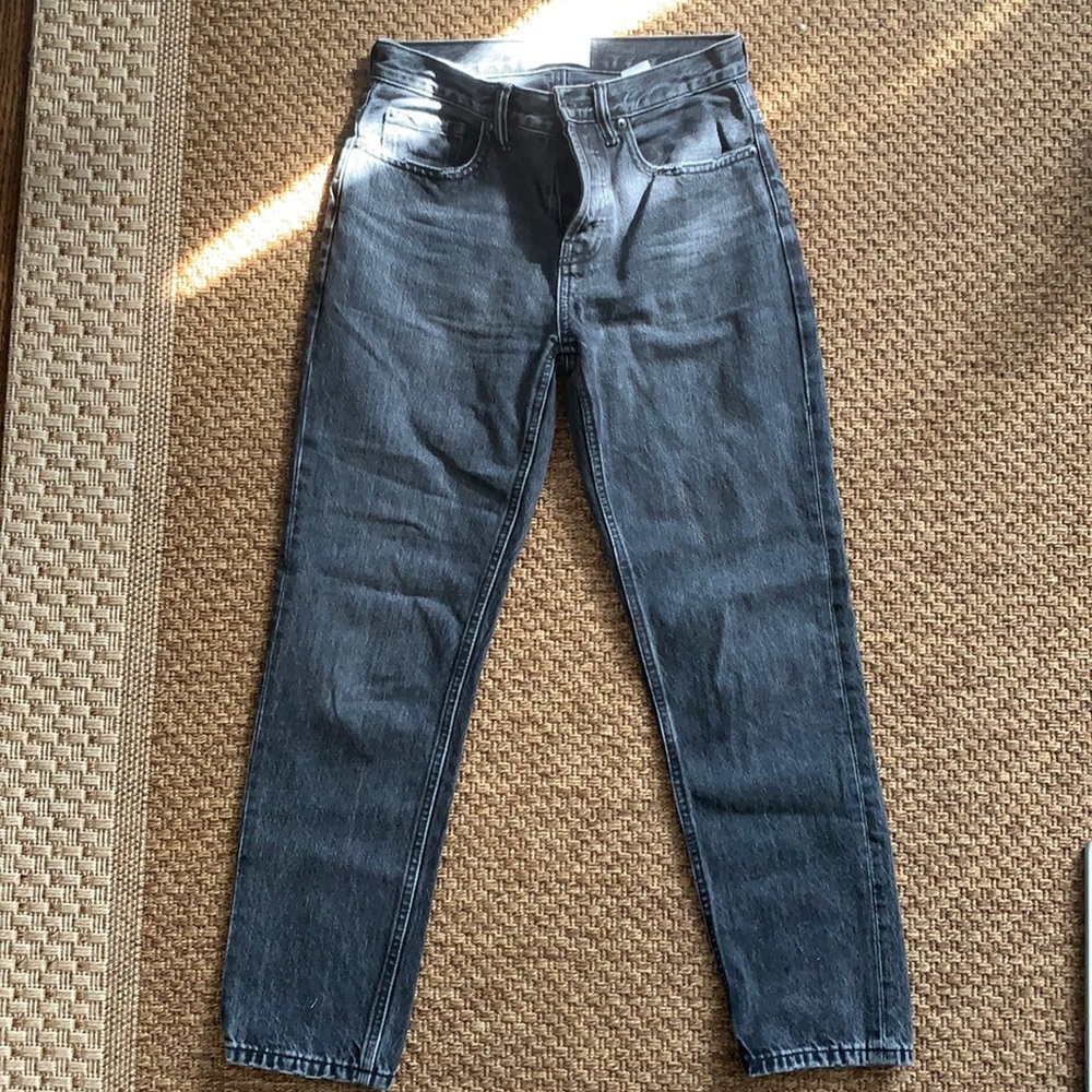 Everlane hidden button closure black Jeans-size 24